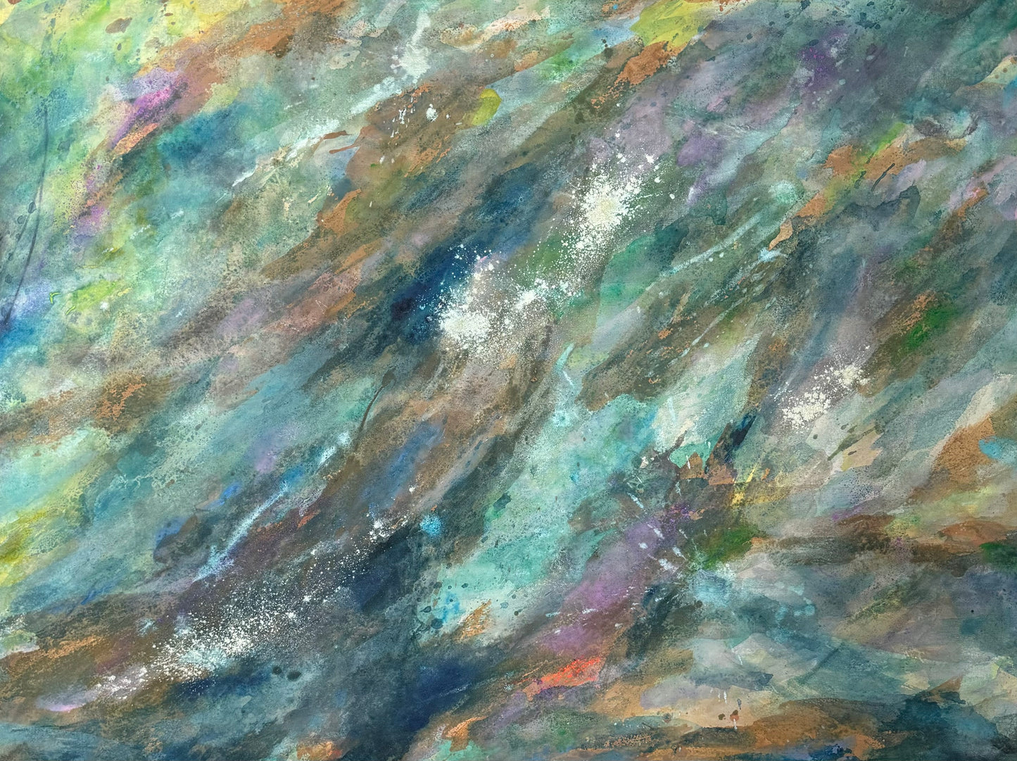 “Bright Horizons”- original abstract by Kristy Kurjan