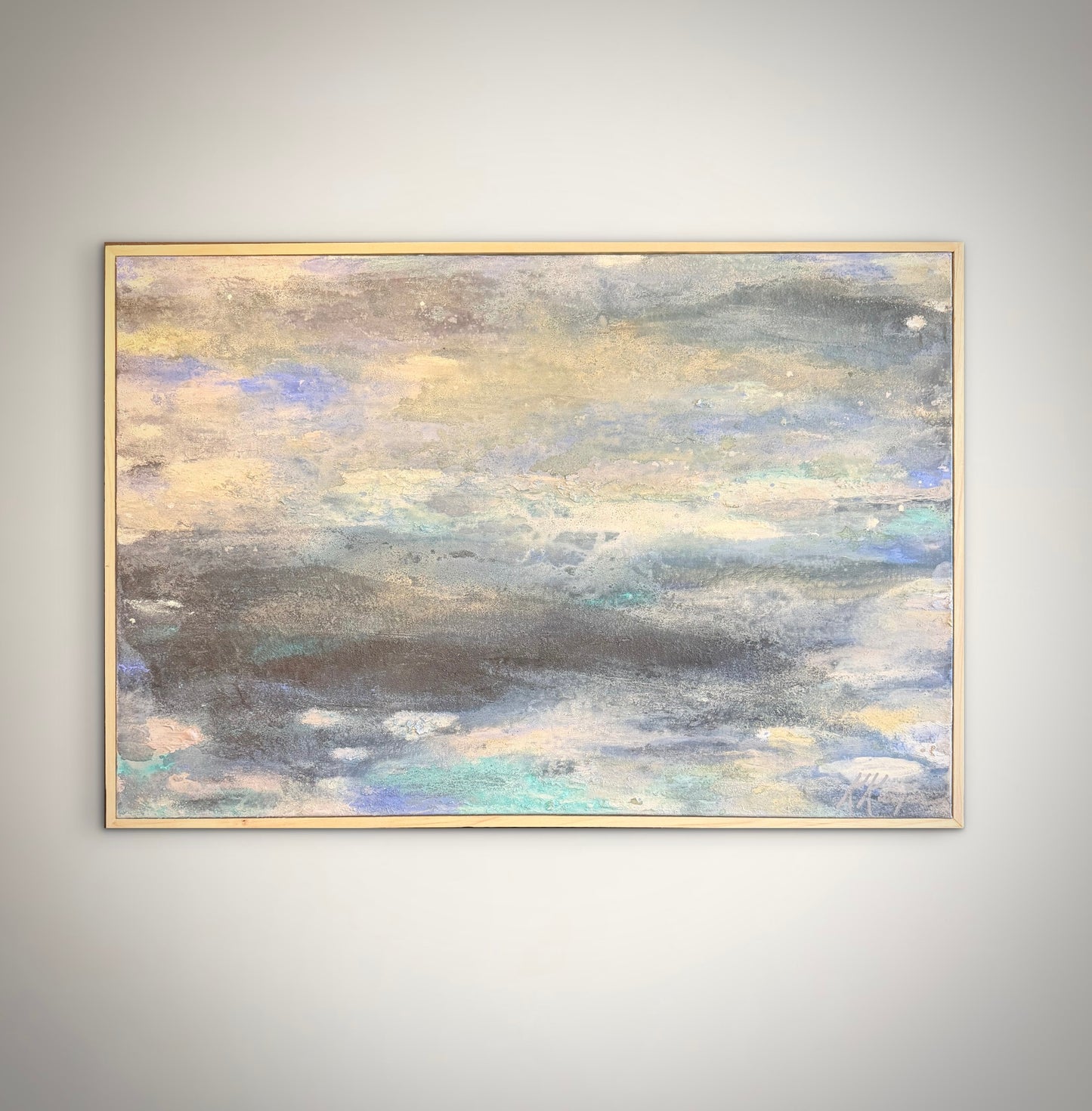 “Fresh Waves ”- Original framed artwork by Kristy Kurjan