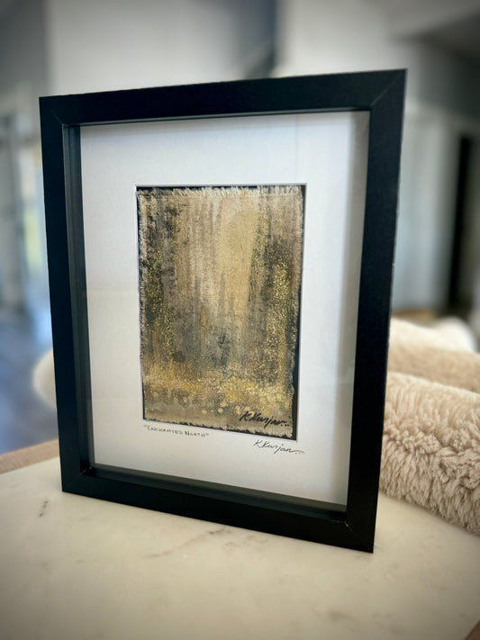 Framed original artwork 8” x 10”