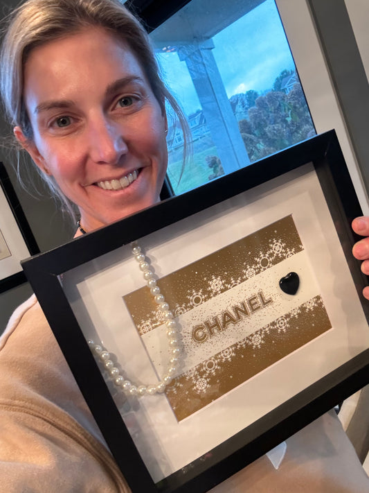 “Designer Holiday”: Up-Cycled / Recycled Designer Mixed Medium Artwork