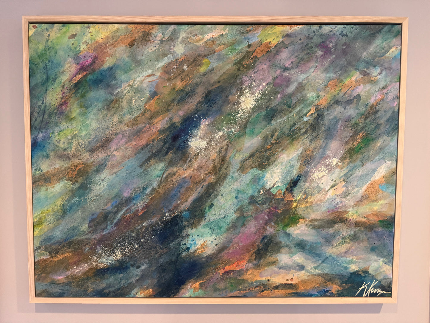 “Bright Horizons”- original abstract by Kristy Kurjan