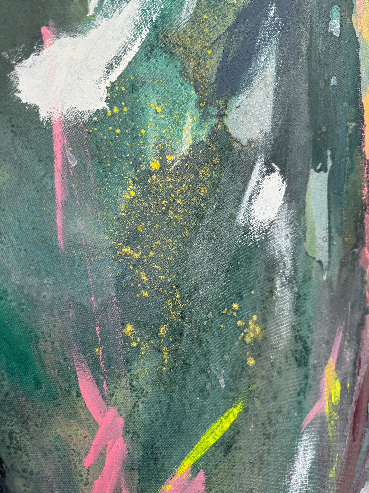 “Wild Lady” - Original Abstract Painting By Kristy Kurjan