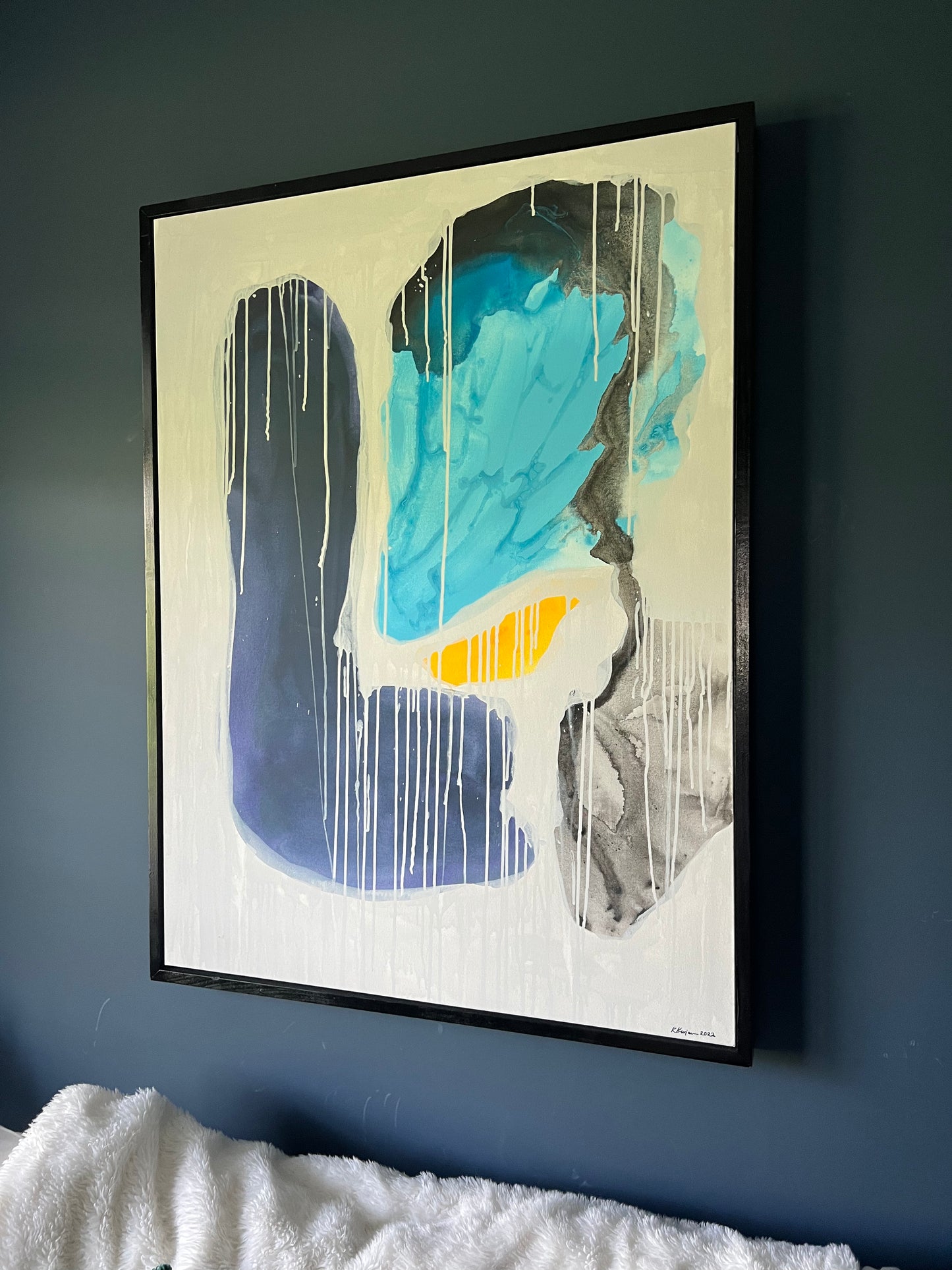 Handcrafted Custom Wood Frame by KPO Creative Studios
