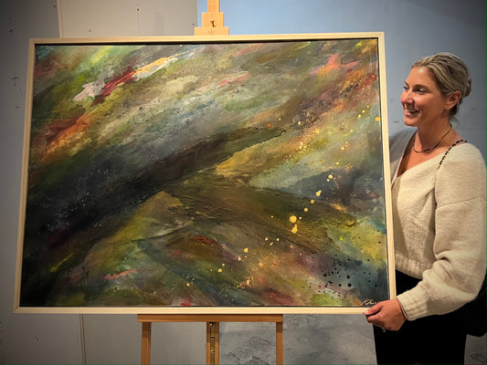 Portfolio: Large Abstract Artwork by Traverse City artist, Kristy Kurjan