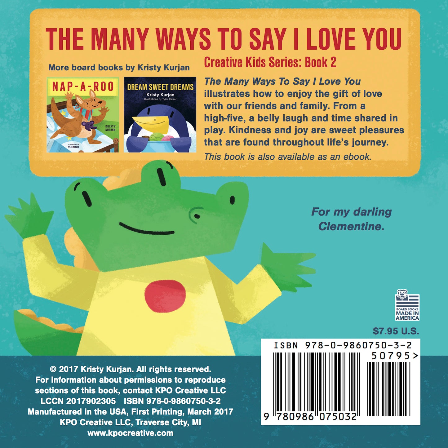 The Many Ways To Say I Love You: Board Book