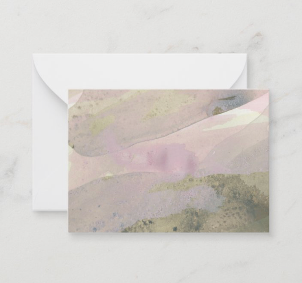 Set of 10 Notecards and Envelopes “Seaside Memories”: Original Abstract Art Note Card Set Flat Note Card, Size: 3.5" x 2.5", Paper: Matte Featuring original artwork by Traverse City, MI artist, Kristy Kurjan