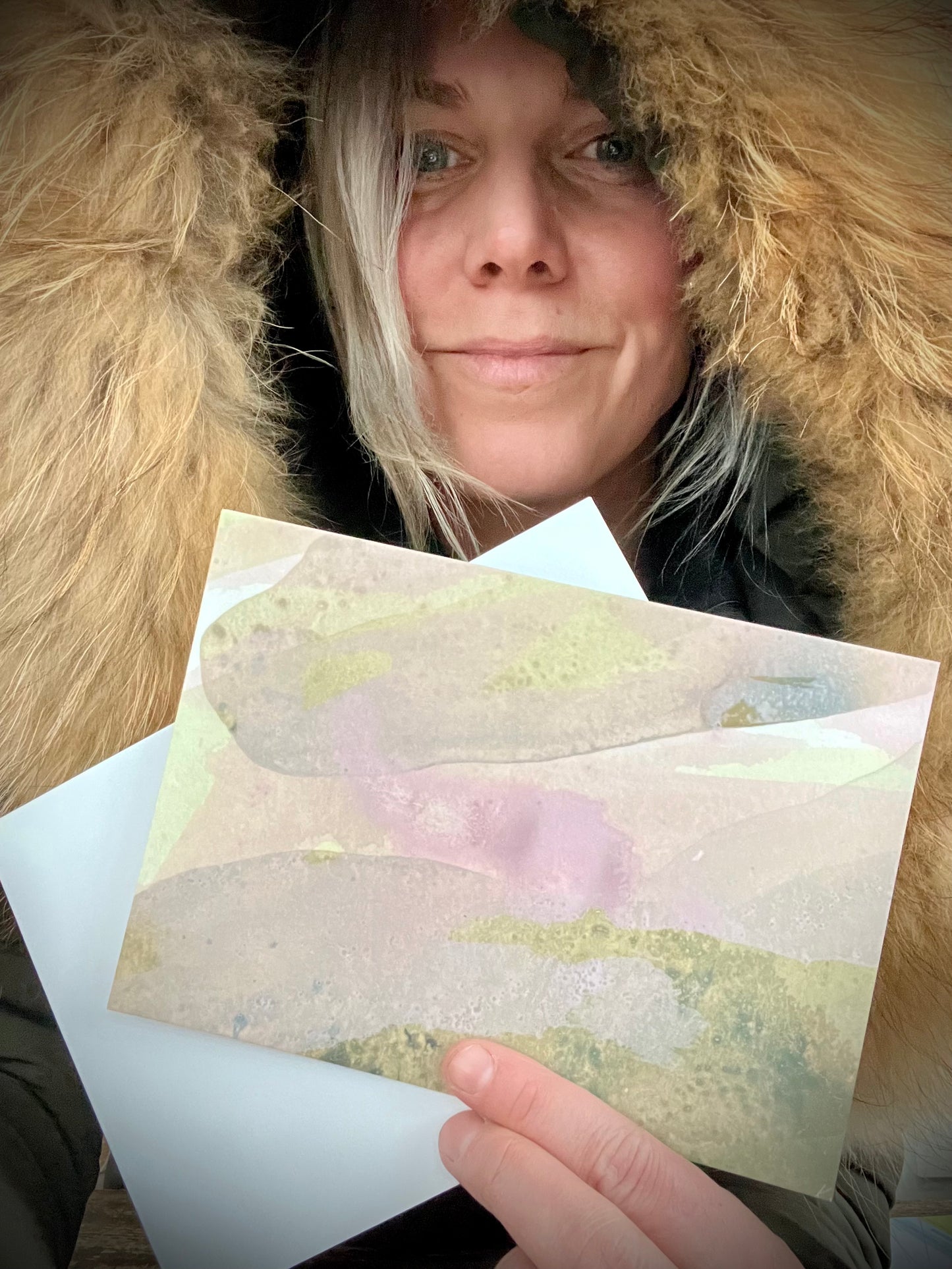 "Seaside Memories": Single Note Card 5" x 7" Flat with Envelope
