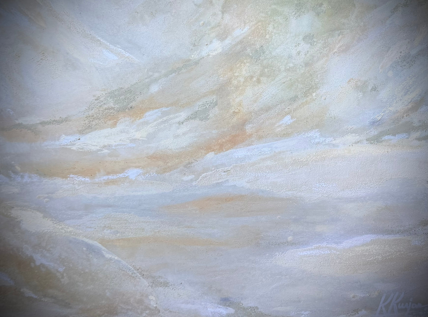 “Linen Views" - Original Painting by Kristy Kurjan