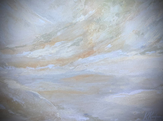 “Linen Views" - Original Painting by Kristy Kurjan