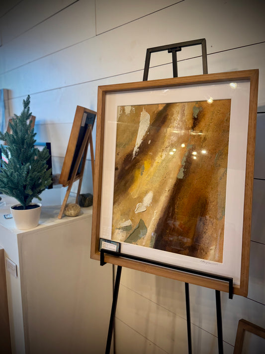 “Walking West”- Original framed artwork by Kristy Kurjan