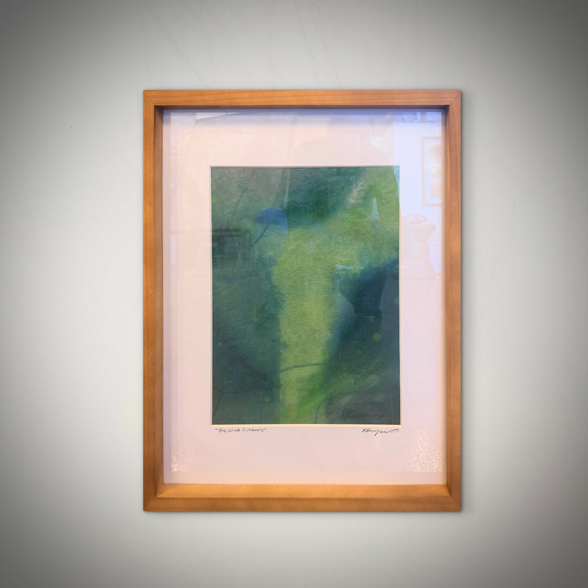 “The Great Outdoors”- Original framed artwork by Kristy Kurjan