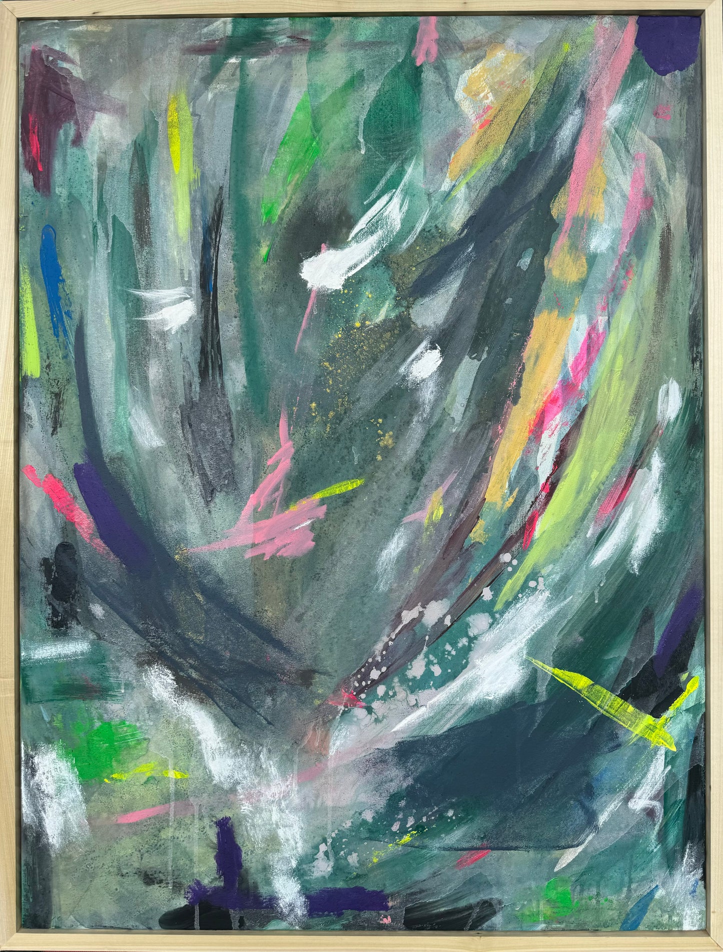 “Wild Lady” - Original Abstract Painting By Kristy Kurjan