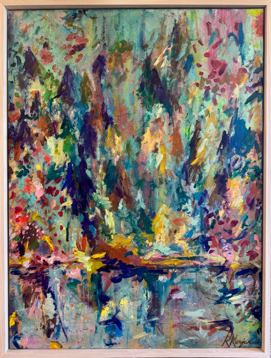 “A Vibrant Life" - Original Painting by Kristy Kurjan