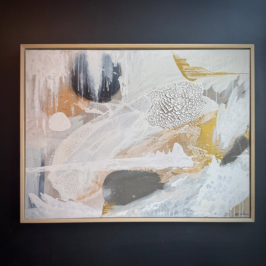 “Shoreline Zen" - Original Painting by Kristy Kurjan