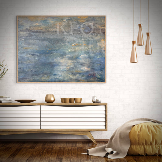 “Zen on the Lake" - Original Painting by Kristy Kurjan
