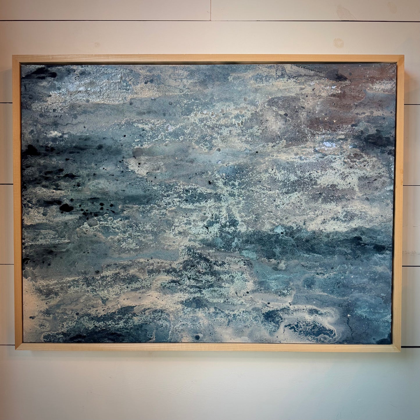 “We Are Water" - Original Abstract Painting by Kristy Kurjan