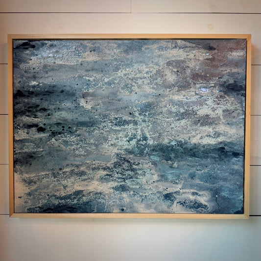 “We Are Water" - Original Abstract Painting by Kristy Kurjan