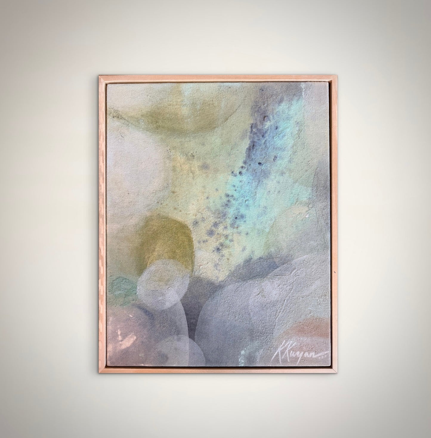 “Stillness and Breath ”- Original framed artwork by Kristy Kurjan