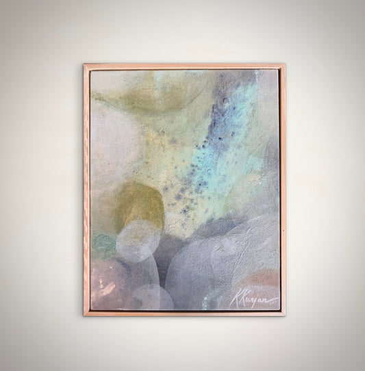 “Stillness and Breath ”- Original framed artwork by Kristy Kurjan