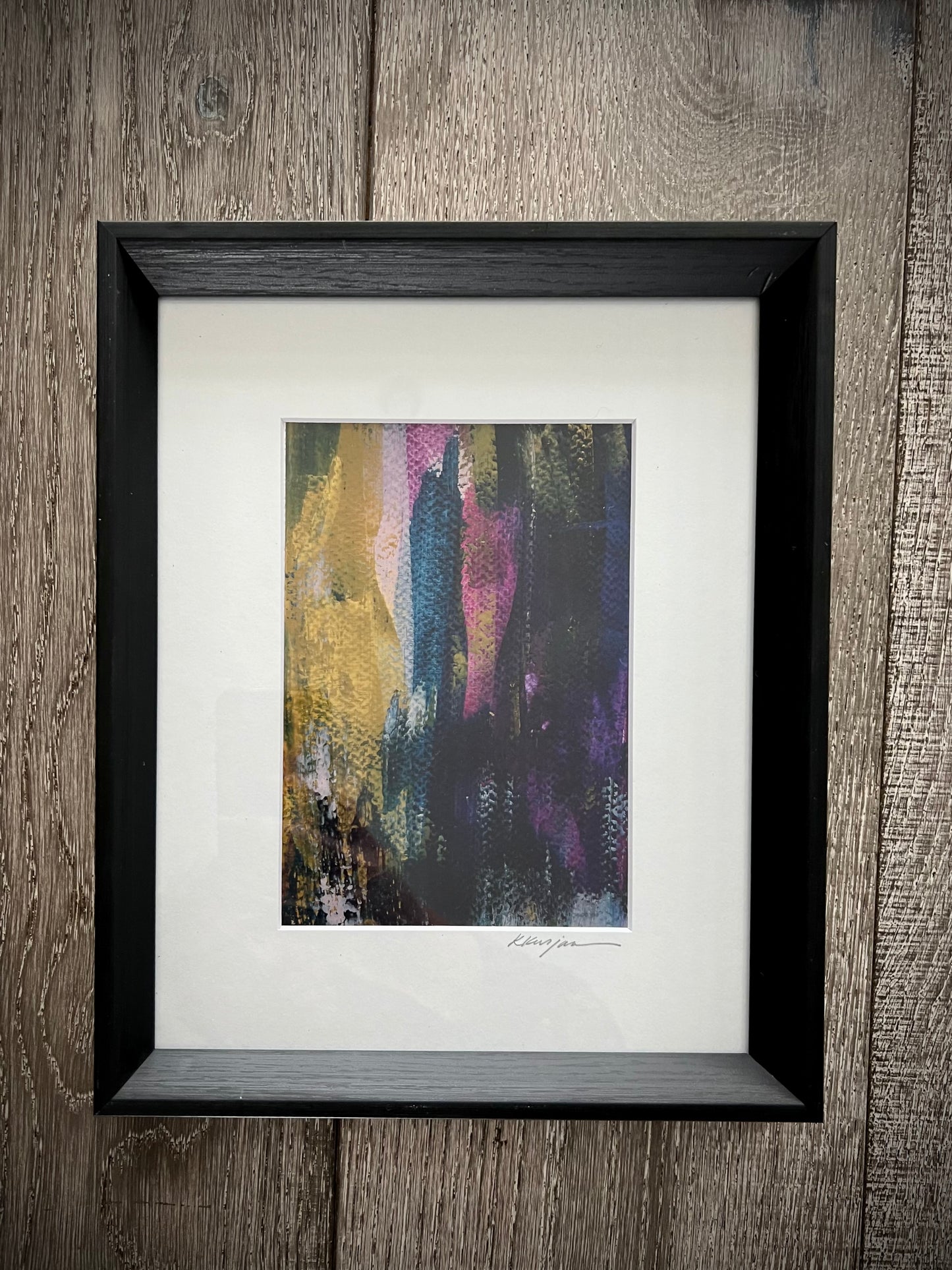 “Disco Day”: Framed Original Abstract