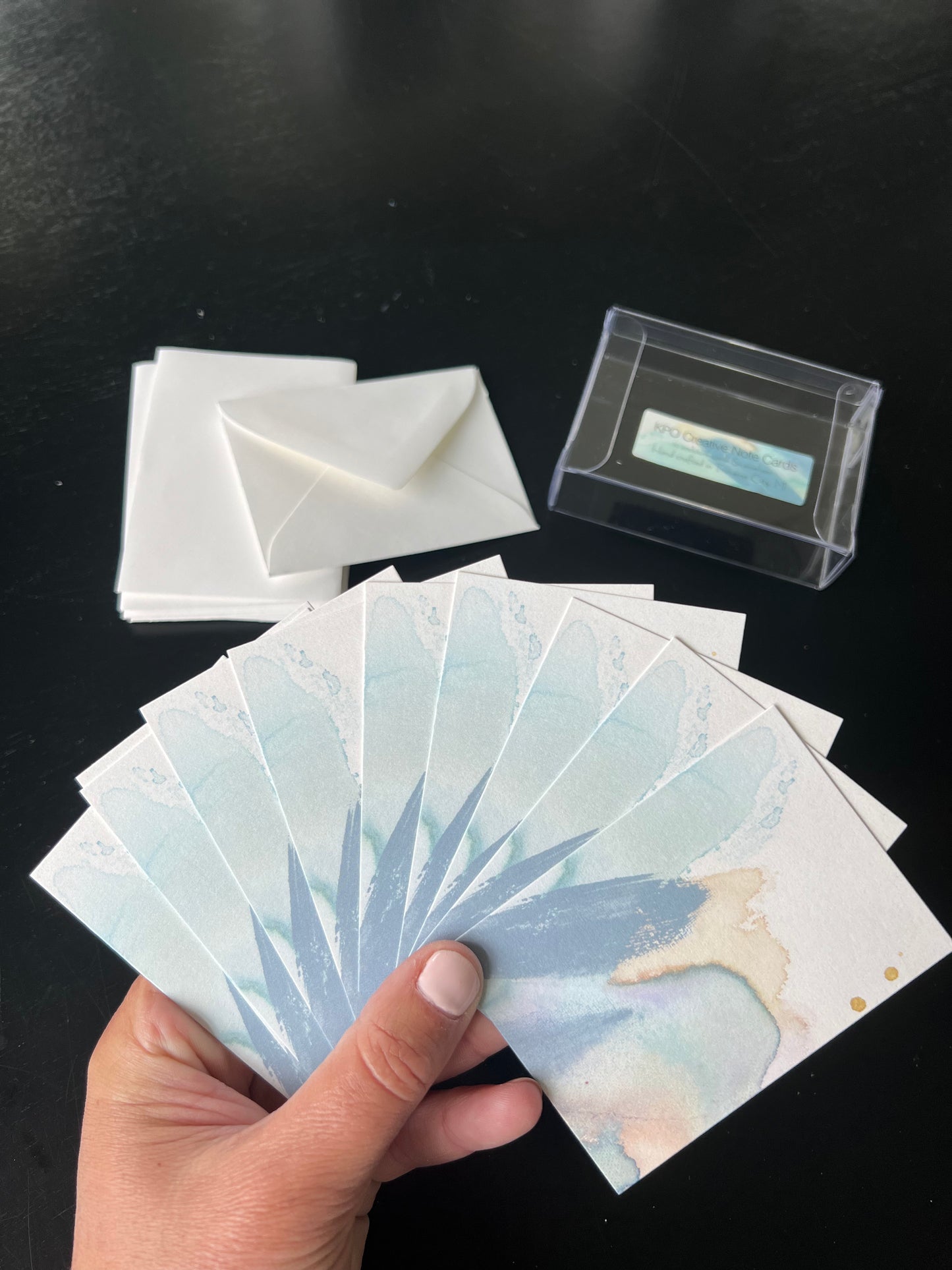 Set of 10 Original Enclosure Note Cards by Kristy Kurjan