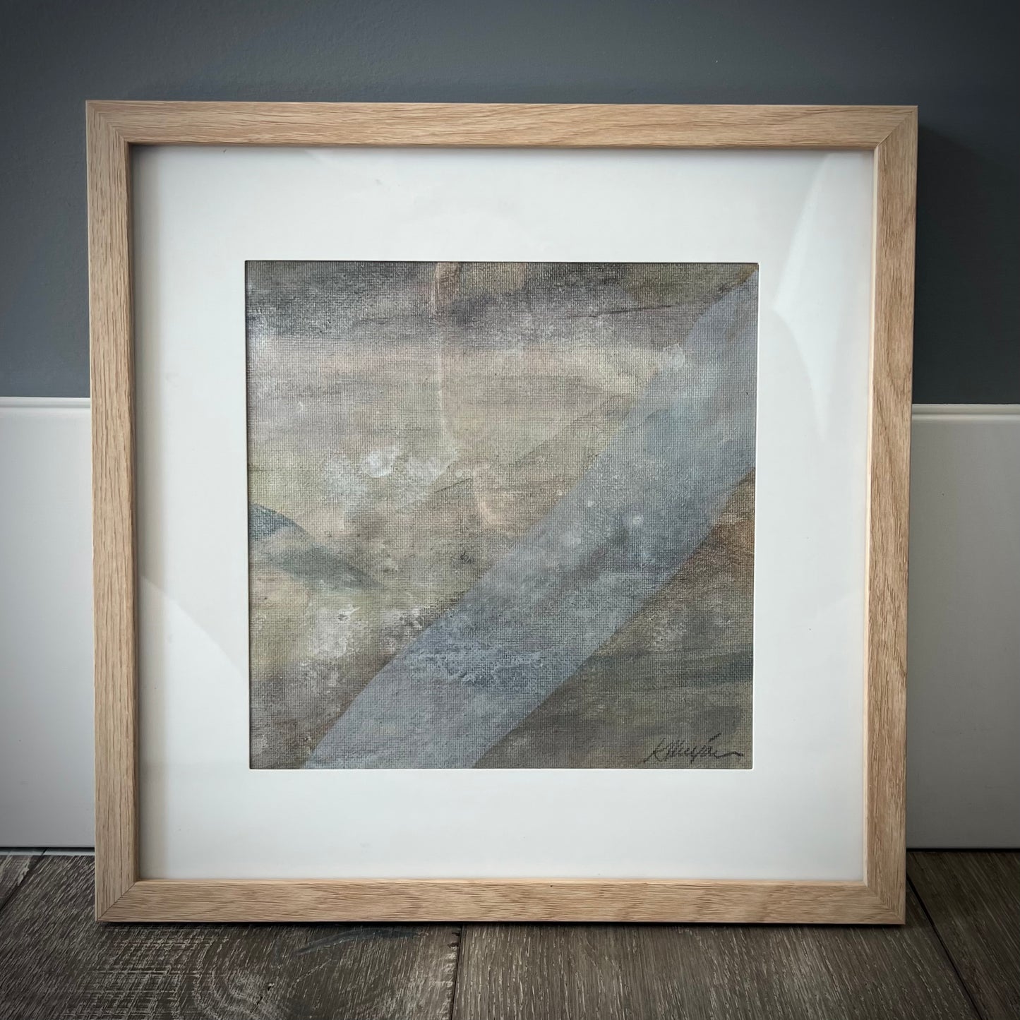 "A New Day One": Framed Original Abstract